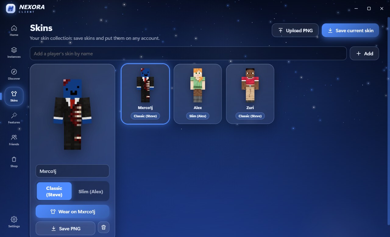 Nexora launcher – skins