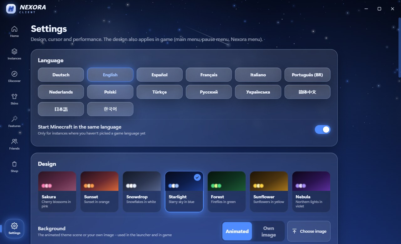 Nexora launcher – themes